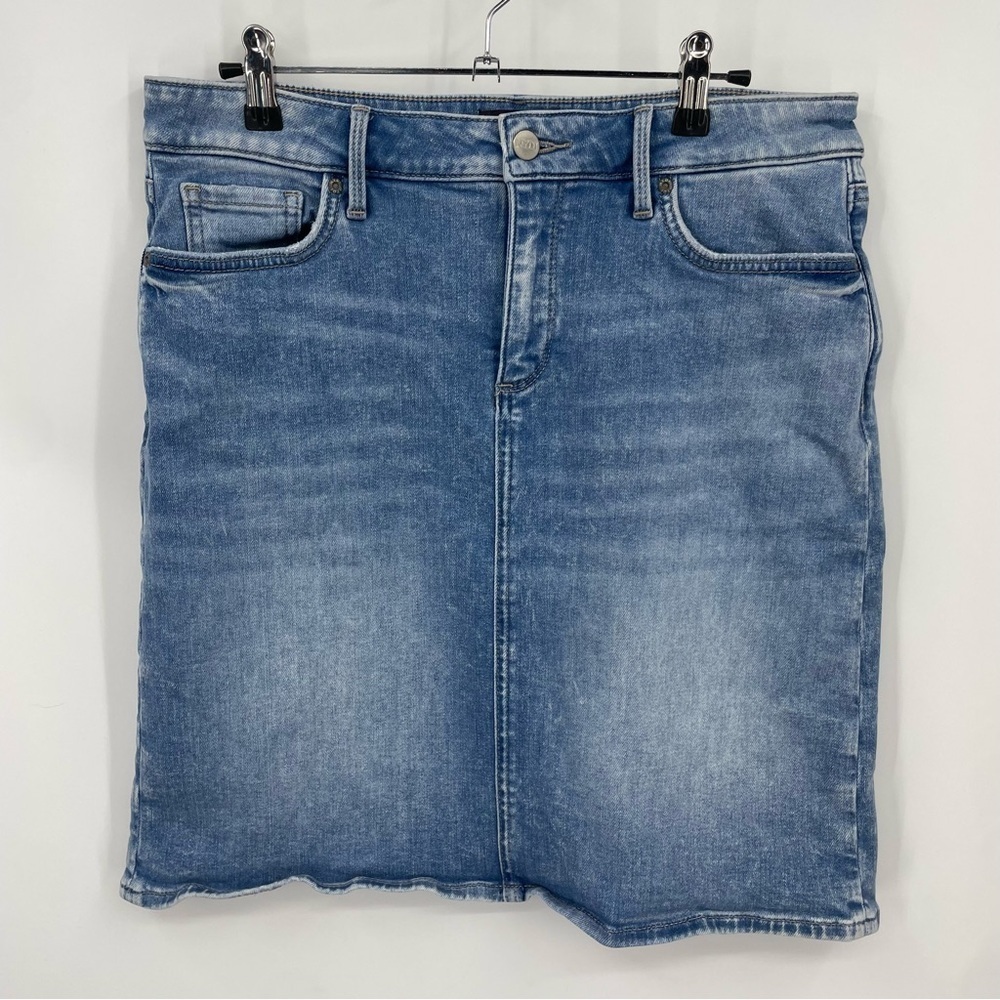 NYDJ Denim midi Skirt-Size 8P liftxtuck stretch